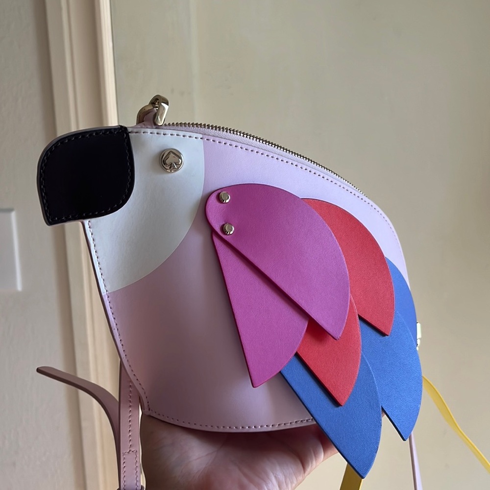 Kate Spade FLOCK PARTY PARROT CROSSBODY
